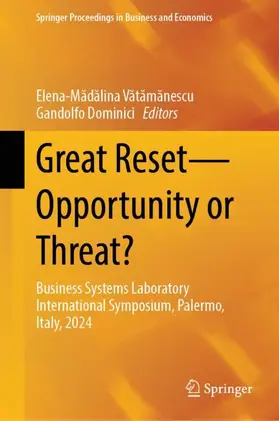 Vatamanescu / Vatamanescu / Dominici |  Great Reset-Opportunity or Threat? | Buch |  Sack Fachmedien