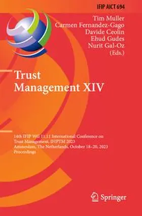 Muller / Fernandez-Gago / Ceolin |  Trust Management XIV | Buch |  Sack Fachmedien
