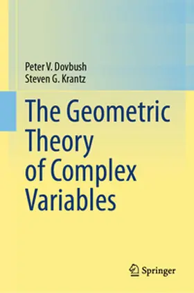 Dovbush / Krantz |  The Geometric Theory of Complex Variables | Buch |  Sack Fachmedien