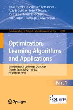 Pereira / Fernandes / Coelho | Optimization, Learning Algorithms and Applications | E-Book | sack.de