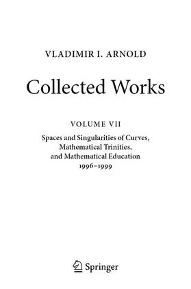 Arnold / Khesin / Sevryuk |  Vladimir I. Arnold - Collected Works | Buch |  Sack Fachmedien