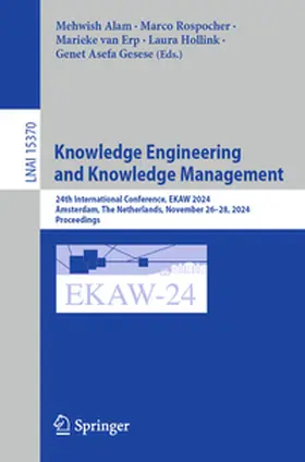 Alam / Rospocher / van Erp |  Knowledge Engineering and Knowledge Management | eBook | Sack Fachmedien
