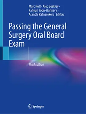 Neff / Ratnasekera / Beekley |  Passing the General Surgery Oral Board Exam | Buch |  Sack Fachmedien
