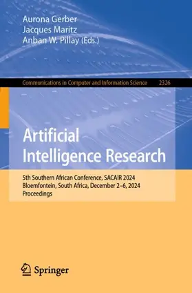 Gerber / Pillay / Maritz |  Artificial Intelligence Research | Buch |  Sack Fachmedien