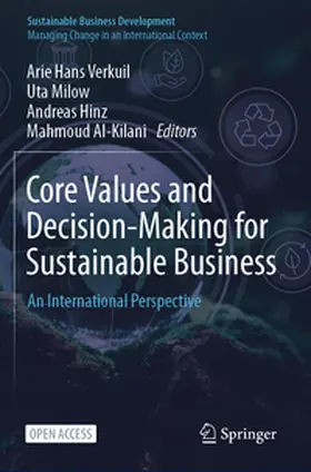 Verkuil / Milow / Hinz |  Core Values and Decision-Making for Sustainable Business | Buch |  Sack Fachmedien