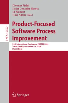 Pfahl / Gonzalez Huerta / Klünder | Product-Focused Software Process Improvement | E-Book | sack.de
