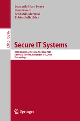 Horn Iwaya / Kamm / Martucci |  Secure IT Systems | eBook | Sack Fachmedien