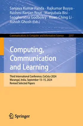 Panda / Buyya / Rout |  Computing, Communication and Learning | Buch |  Sack Fachmedien