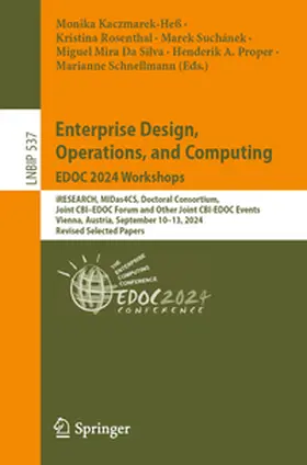 Kaczmarek-Heß / Rosenthal / Suchánek | Enterprise Design, Operations, and Computing. EDOC 2024 Workshops | E-Book | sack.de