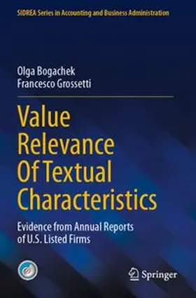 Bogachek / Grossetti | Value Relevance Of Textual Characteristics | Buch | 978-3-031-79158-1 | www.sack.de