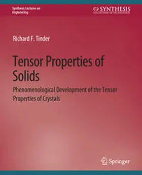 Tinder | Tensor Properties of Solids, Part One | E-Book | www.sack.de