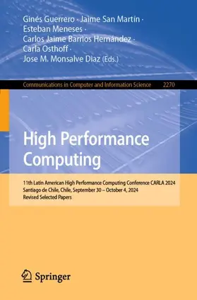 Guerrero / San Martín / Monsalve Diaz |  High Performance Computing | Buch |  Sack Fachmedien