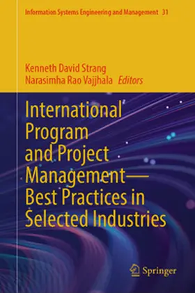 Strang / Vajjhala |  International Program and Project Management — Best Practices in Selected Industries | eBook | Sack Fachmedien