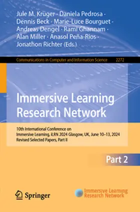 Krüger / Pedrosa / Beck |  Immersive Learning Research Network | Buch |  Sack Fachmedien