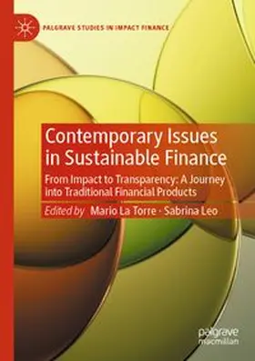 La Torre / Leo | Contemporary Issues in Sustainable Finance | Buch | 978-3-031-81180-7 | www.sack.de