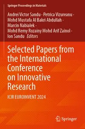 Sandu / Vizureanu / Abdullah |  Selected Papers from the International Conference on Innovative Research | Buch |  Sack Fachmedien