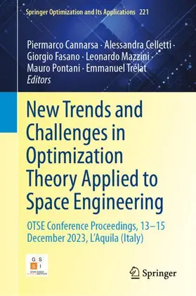 Cannarsa / Celletti / Fasano |  New Trends and Challenges in Optimization Theory Applied to Space Engineering | Buch |  Sack Fachmedien