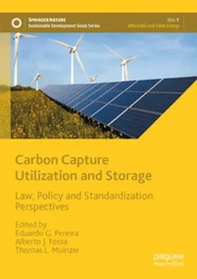 Pereira / Fossa / Muinzer |  Carbon Capture Utilization and Storage | Buch |  Sack Fachmedien