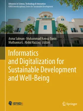 Salman / Nawaz Tunio / Abdul Razzaq |  Informatics and Digitalization for Sustainable Development and Well-Being | Buch |  Sack Fachmedien