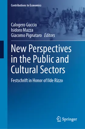 Guccio / Mazza / Pignataro |  New Perspectives in the Public and Cultural Sectors | eBook | Sack Fachmedien