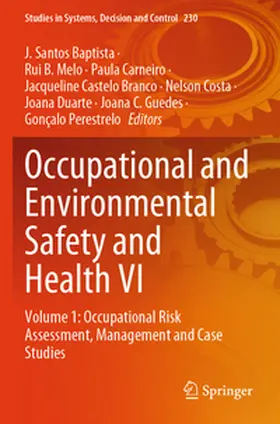 Baptista / Melo / Carneiro |  Occupational and Environmental Safety and Health VI | Buch |  Sack Fachmedien