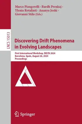 Piangerelli / Prenkaj / Rotalinti |  Discovering Drift Phenomena in Evolving Landscapes | Buch |  Sack Fachmedien