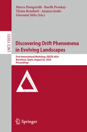 Piangerelli / Prenkaj / Rotalinti |  Discovering Drift Phenomena in Evolving Landscapes | eBook | Sack Fachmedien