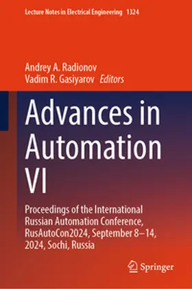 Radionov / Gasiyarov | Advances in Automation VI | E-Book | www.sack.de