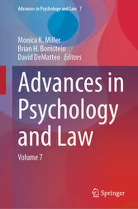 Miller / Bornstein / DeMatteo | Advances in Psychology and Law | E-Book | www.sack.de