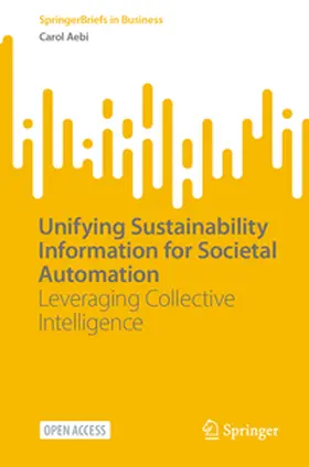 Aebi |  Unifying Sustainability Information for Societal Automation | Buch |  Sack Fachmedien