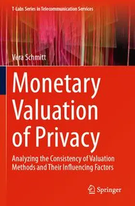 Schmitt |  Monetary Valuation of Privacy | Buch |  Sack Fachmedien