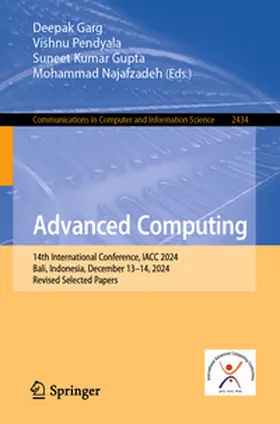 Garg / Pendyala / Gupta | Advanced Computing | E-Book | sack.de