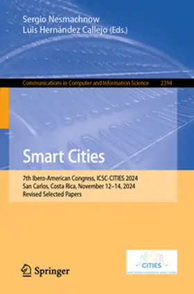 Hernández Callejo / Nesmachnow |  Smart Cities | Buch |  Sack Fachmedien