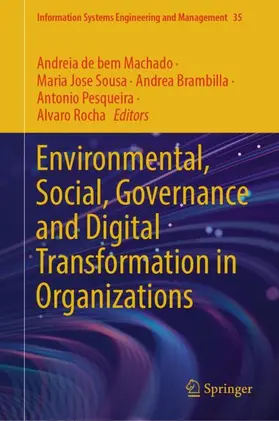 Machado / Sousa / Rocha |  Environmental, Social, Governance and Digital Transformation in Organizations | Buch |  Sack Fachmedien