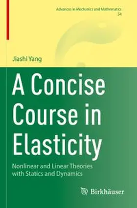 Yang | A Concise Course in Elasticity | Buch | 978-3-031-86120-8 | www.sack.de