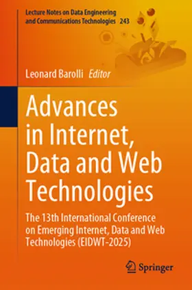 Barolli |  Advances in Internet, Data and Web Technologies | Buch |  Sack Fachmedien