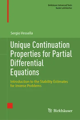 Vessella |  Unique Continuation Properties for Partial Differential Equations | Buch |  Sack Fachmedien