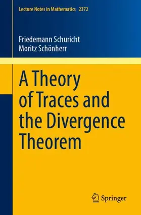 Schuricht / Schönherr |  A Theory of Traces and the Divergence Theorem | Buch |  Sack Fachmedien