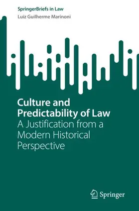 Marinoni |  Culture and Predictability of Law | Buch |  Sack Fachmedien