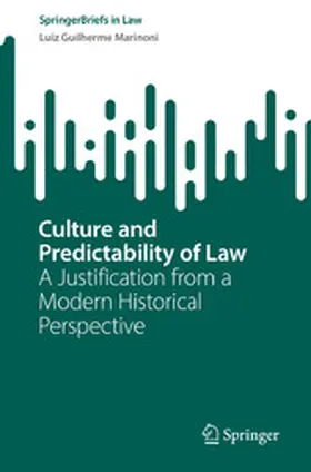 Marinoni |  Culture and Predictability of Law | eBook | Sack Fachmedien