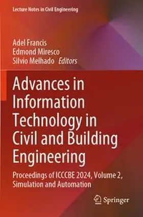 Francis / Miresco / Melhado |  Advances in Information Technology in Civil and Building Engineering | Buch |  Sack Fachmedien
