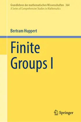 Huppert |  Finite Groups I | Buch |  Sack Fachmedien