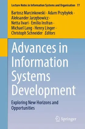 Marcinkowski / Przybylek / Przybylek |  Advances in Information Systems Development | Buch |  Sack Fachmedien