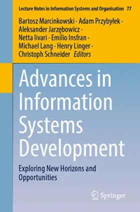 Marcinkowski / Przybylek / Przybylek |  Advances in Information Systems Development | eBook | Sack Fachmedien