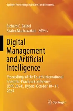 Geibel / Machavariani | Digital Management and Artificial Intelligence | Buch | 978-3-031-88054-4 | www.sack.de