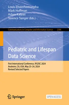 Ehwerhemuepha / Sanger / Hoffman |  Pediatric and Lifespan Data Science | Buch |  Sack Fachmedien