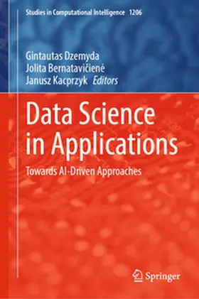 Dzemyda / Bernataviciene / Bernataviciene |  Data Science in Applications | eBook | Sack Fachmedien