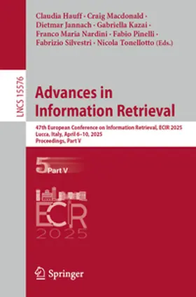 Hauff / Macdonald / Jannach | Advances in Information Retrieval | E-Book | sack.de