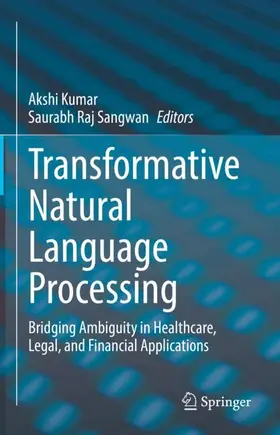 Sangwan / Kumar |  Transformative Natural Language Processing | Buch |  Sack Fachmedien