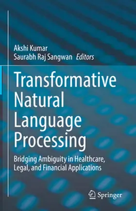 Kumar / Sangwan | Transformative Natural Language Processing | E-Book | sack.de